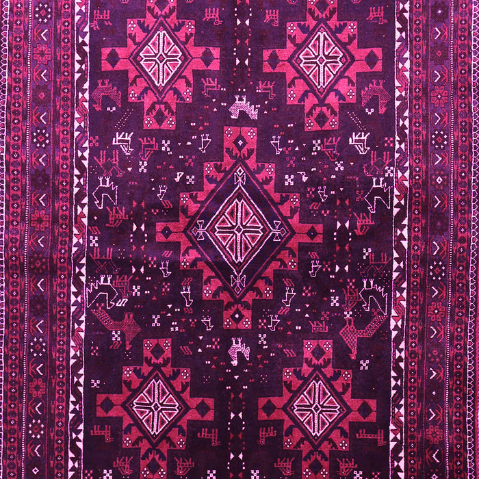 Machine Washable Persian Pink Traditional Rug, wshtr738pnk