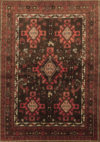 Persian Brown Traditional Rug, tr738brn