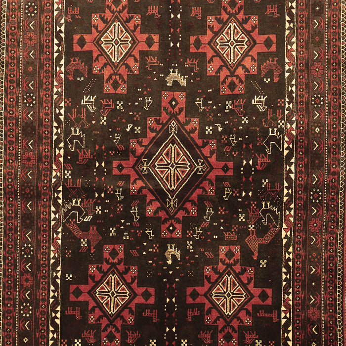 Persian Brown Traditional Rug, tr738brn