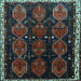 Square Persian Light Blue Traditional Rug, tr739lblu