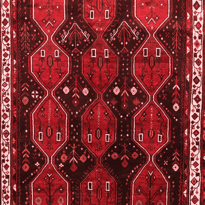Machine Washable Persian Red Traditional Rug, wshtr739red