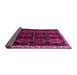 Sideview of Persian Pink Traditional Rug, tr739pnk