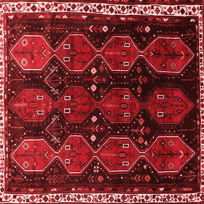 Machine Washable Persian Red Traditional Rug, wshtr739red