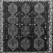 Serging Thickness of Persian Gray Traditional Rug, tr739gry