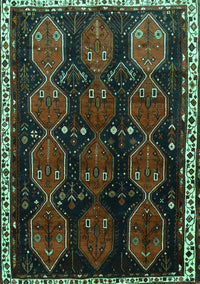 Persian Turquoise Traditional Rug, tr739turq