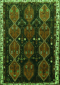 Persian Green Traditional Rug, tr739grn