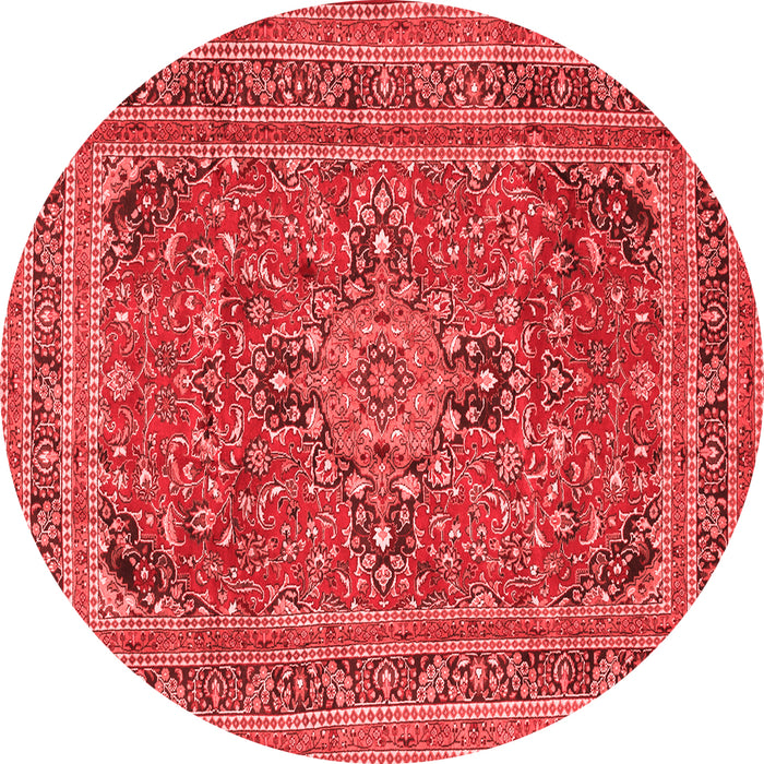 Medallion Red Traditional Rug, tr73red