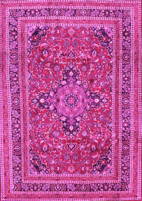 Medallion Pink Traditional Rug, tr73pnk