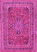 Medallion Pink Traditional Rug, tr73pnk