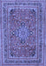 Medallion Blue Traditional Rug, tr73blu