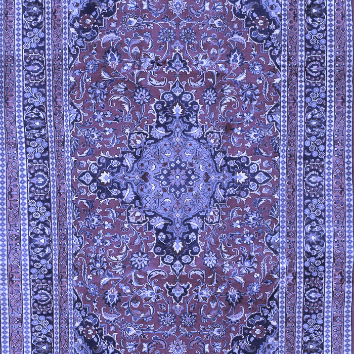 Medallion Blue Traditional Rug, tr73blu