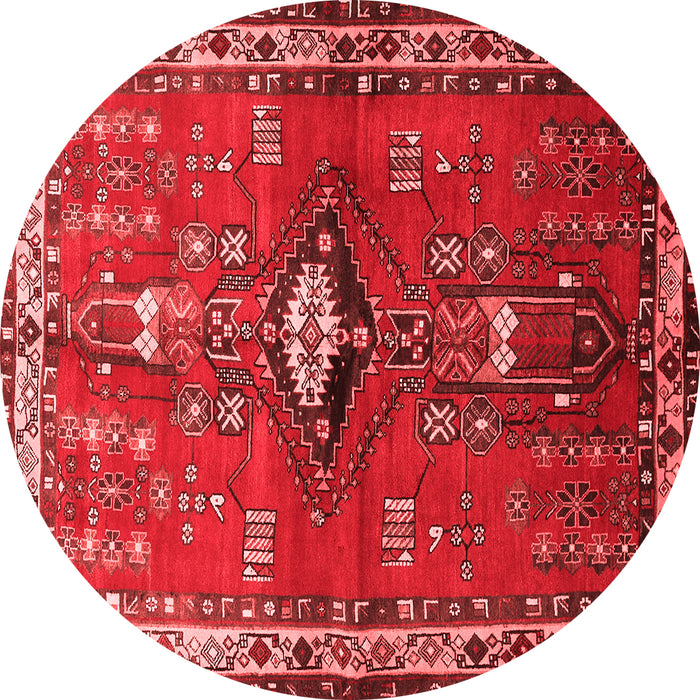 Machine Washable Persian Red Traditional Rug, wshtr740red