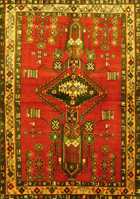 Persian Yellow Traditional Rug, tr740yw