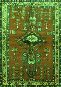 Persian Green Traditional Rug, tr740grn