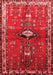 Persian Red Traditional Area Rugs