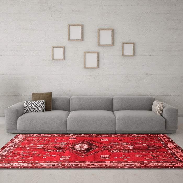 Traditional Red Washable Rugs