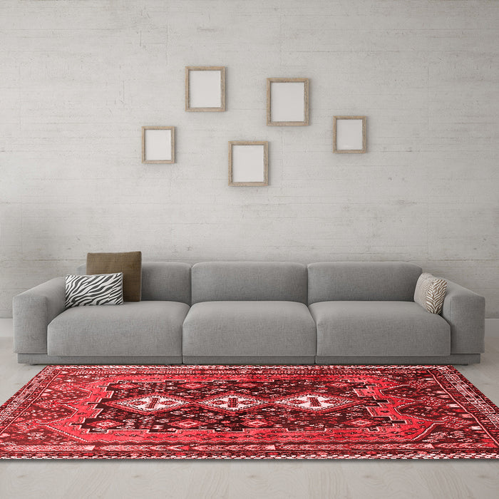 Traditional Red Washable Rugs