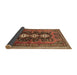 Sideview of Persian Brown Traditional Rug, tr741brn