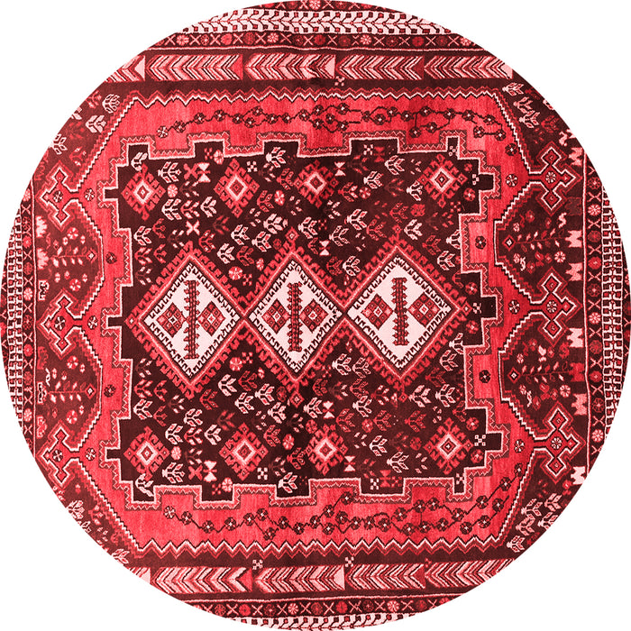 Machine Washable Persian Red Traditional Rug, wshtr741red