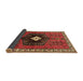 Sideview of Persian Brown Traditional Rug, tr742brn