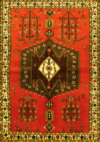 Persian Yellow Traditional Rug, tr742yw