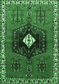 Persian Emerald Green Traditional Rug, tr742emgrn