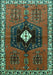 Persian Turquoise Traditional Rug, tr742turq