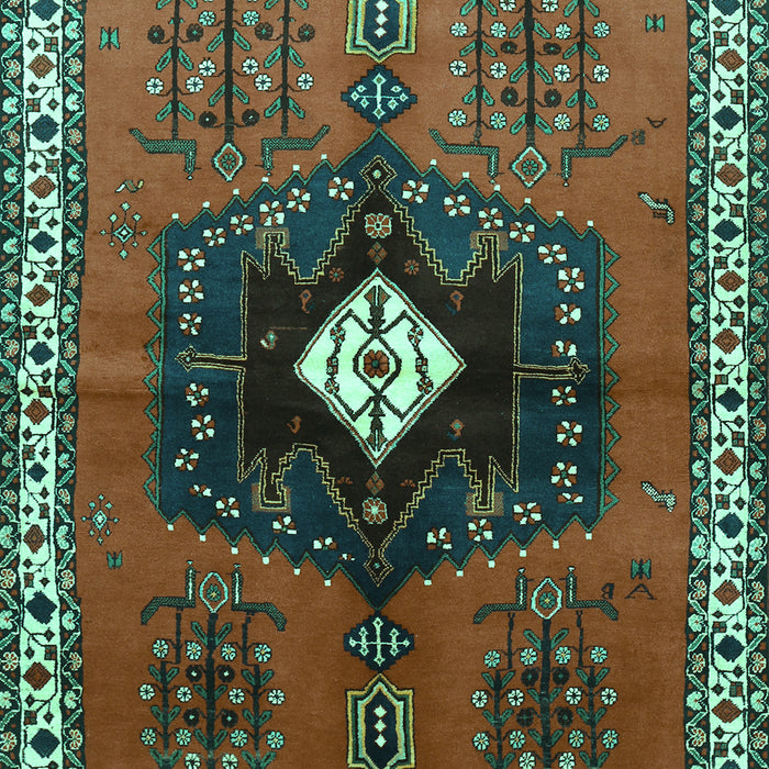 Persian Turquoise Traditional Rug, tr742turq