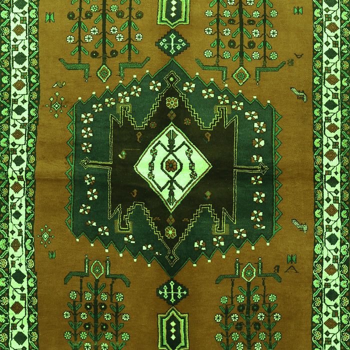 Persian Green Traditional Rug, tr742grn