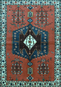 Persian Light Blue Traditional Rug, tr742lblu