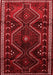 Persian Red Traditional Area Rugs