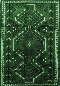 Persian Emerald Green Traditional Rug, tr743emgrn