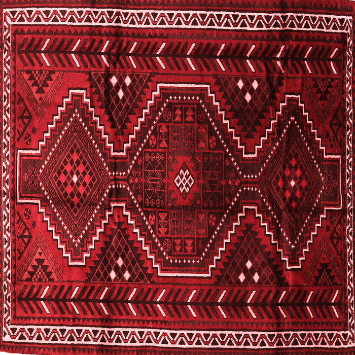Machine Washable Persian Red Traditional Rug, wshtr743red