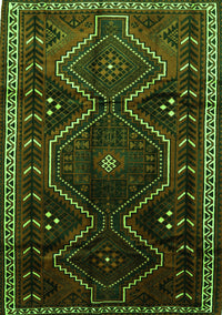 Persian Green Traditional Rug, tr743grn