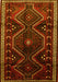 Persian Yellow Traditional Rug, tr743yw