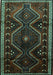 Persian Turquoise Traditional Rug, tr743turq