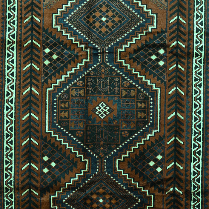 Persian Turquoise Traditional Rug, tr743turq