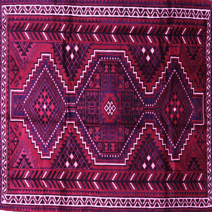 Square Persian Pink Traditional Rug, tr743pnk