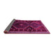 Sideview of Persian Pink Traditional Rug, tr743pnk
