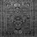 Serging Thickness of Persian Gray Traditional Rug, tr744gry