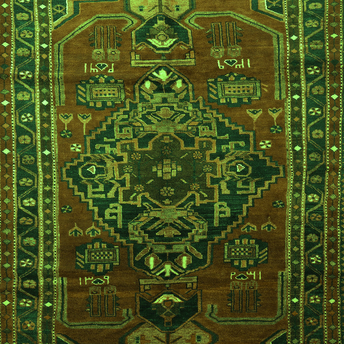 Persian Green Traditional Rug, tr744grn