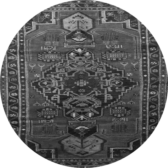 Square Persian Gray Traditional Rug, tr744gry
