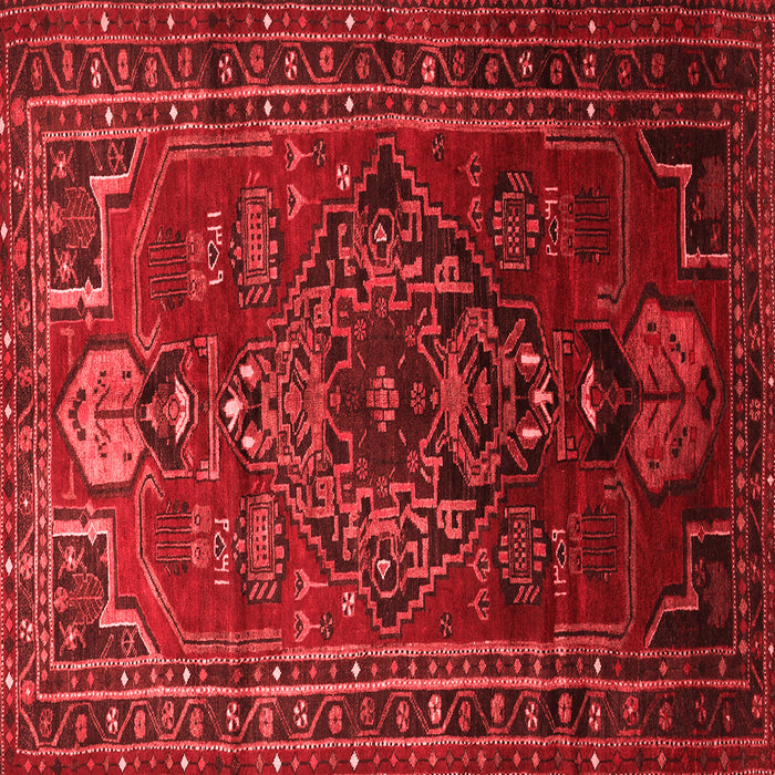 Machine Washable Persian Red Traditional Rug, wshtr744red