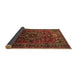 Sideview of Persian Brown Traditional Rug, tr744brn