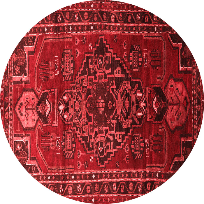 Machine Washable Persian Red Traditional Rug, wshtr744red