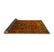 Sideview of Persian Yellow Traditional Rug, tr744yw