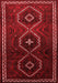 Persian Red Traditional Area Rugs