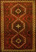 Persian Yellow Traditional Rug, tr745yw