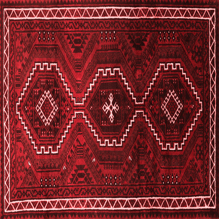 Machine Washable Persian Red Traditional Rug, wshtr745red