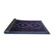 Sideview of Persian Blue Traditional Rug, tr745blu
